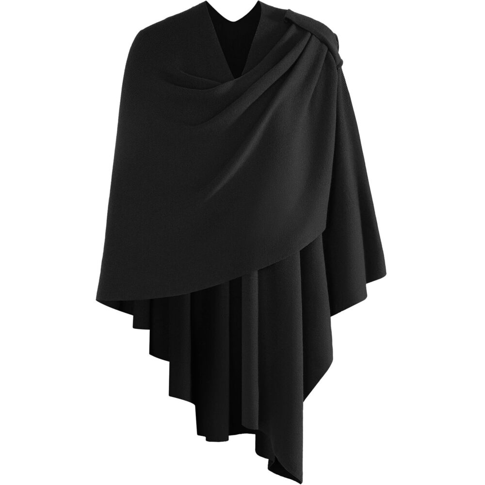 2876 Shawl Wraps For Women, Front Poncho Wrap Sweater Cross Open Poncho Wraps,